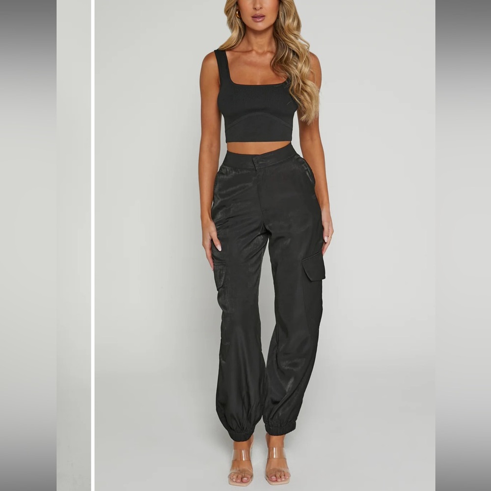 Black Cargo Pants